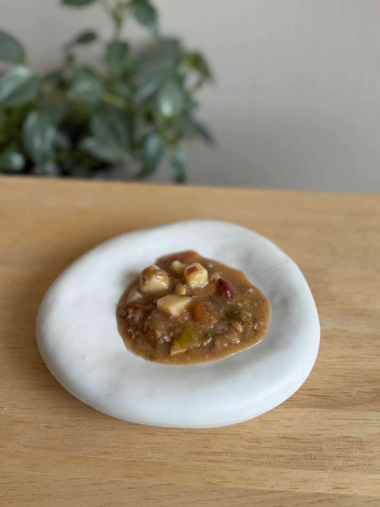 レトルトごはんの鹿肉ミネストローネ風