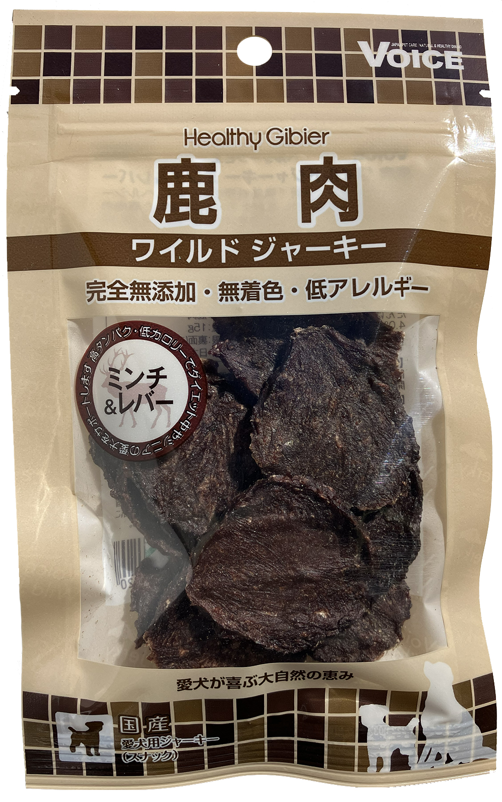 鹿肉ワイルドジャーキーミンチ＆レバー
