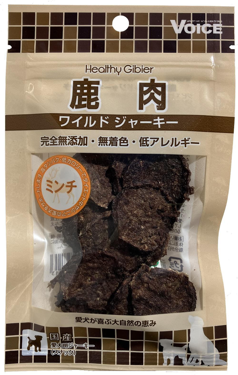 鹿肉ワイルドジャーキーミンチ